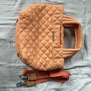 MZ Wallace Mini Metro Tote Deluxe in Peach